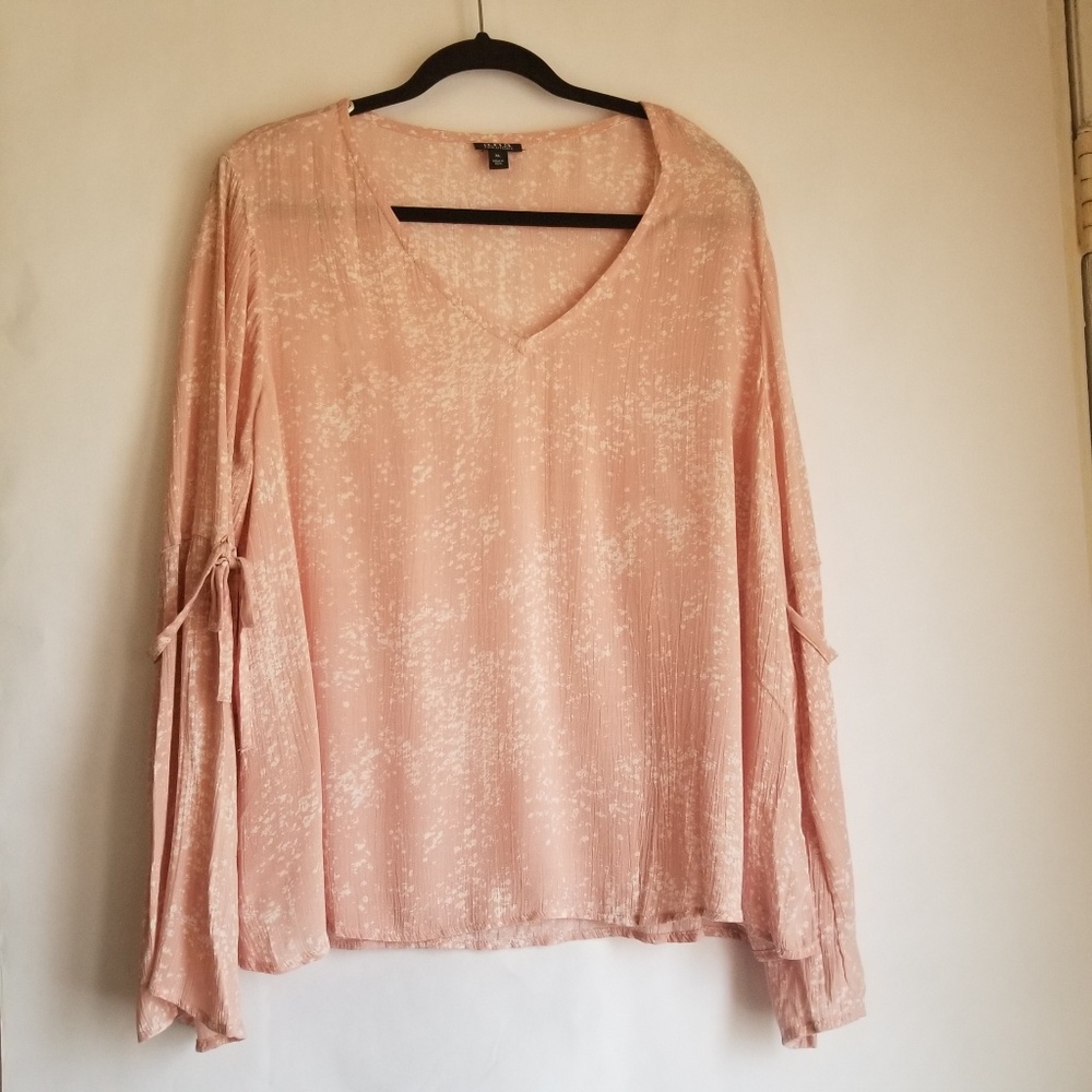 A.n.a. Long Sleeve Boho Blouse